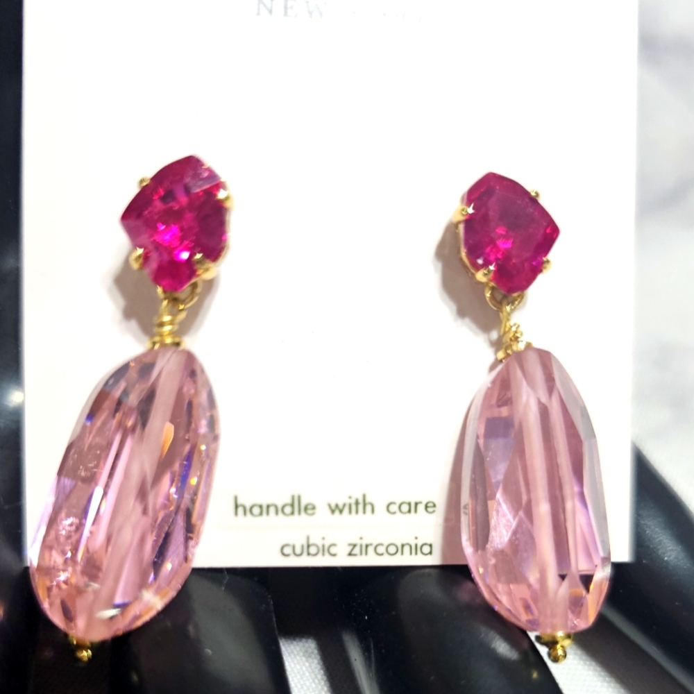Kate Spade Gold-Tone Multicolor Treasure Trove Drop Earrings - Picture 5 of 5